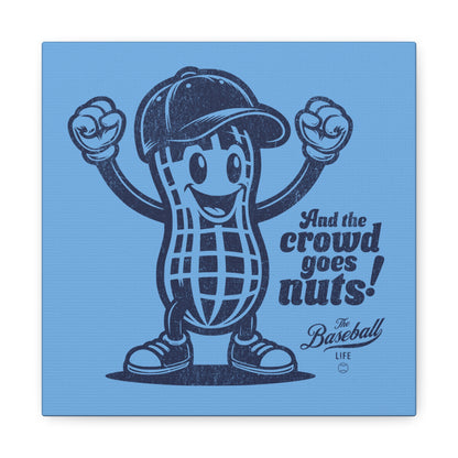 Crowd Goes Nuts Wall Art Canvas_Carolina Blue