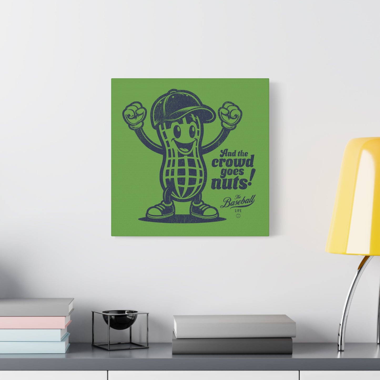 Crowd Goes Nuts Wall Art Canvas_Grass Green