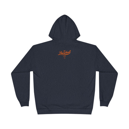 The Baseball Life Hoodie w/Grommets_Orange Print