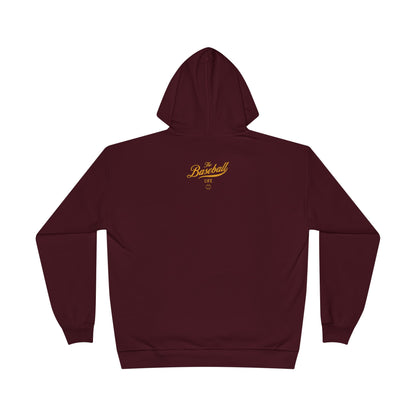 The Baseball Life Hoodie w/Grommets_Yellow Gold Print