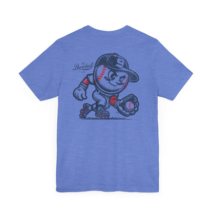 Mr. Baseball Mascot Fielding T-Shirt