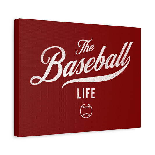 Wall Art Canvas_Maroon w White