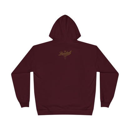 The Baseball Life Hoodie w/Grommets_Old Gold Print
