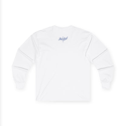 The Baseball Life Long Sleeve T-Shirt_Royal Blue Print
