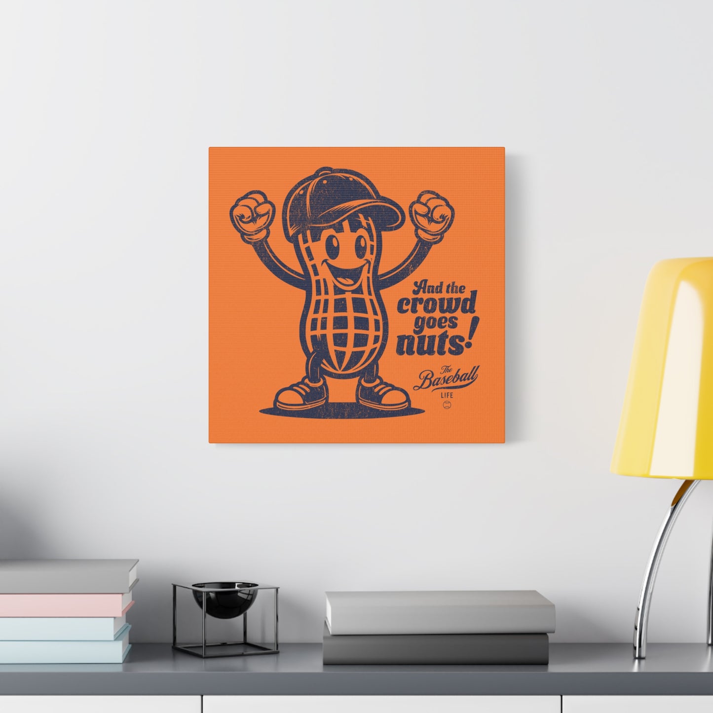 Crowd Goes Nuts Wall Art Canvas_Orange
