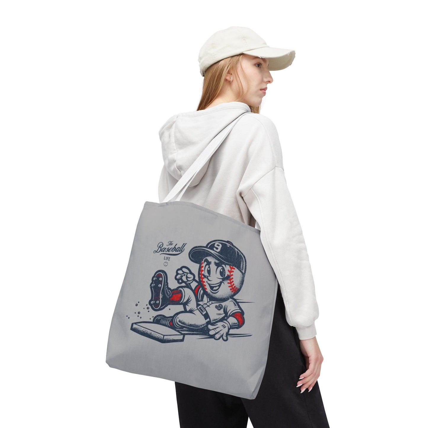 Mr. Baseball Mascot Sliding Tote