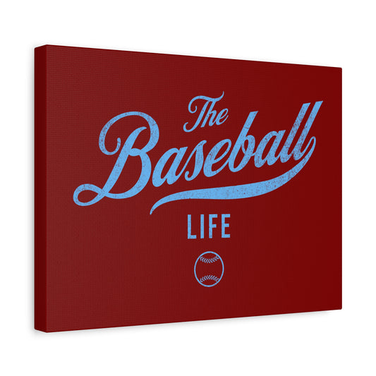 Wall Art Canvas_Maroon w Carolina Blue