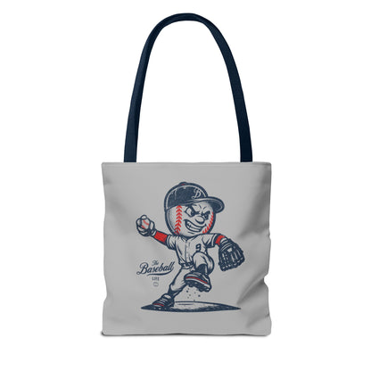 Mr. Baseball Mascot Pitching Tote