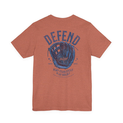 Defend Baseball Glove T-Shirt