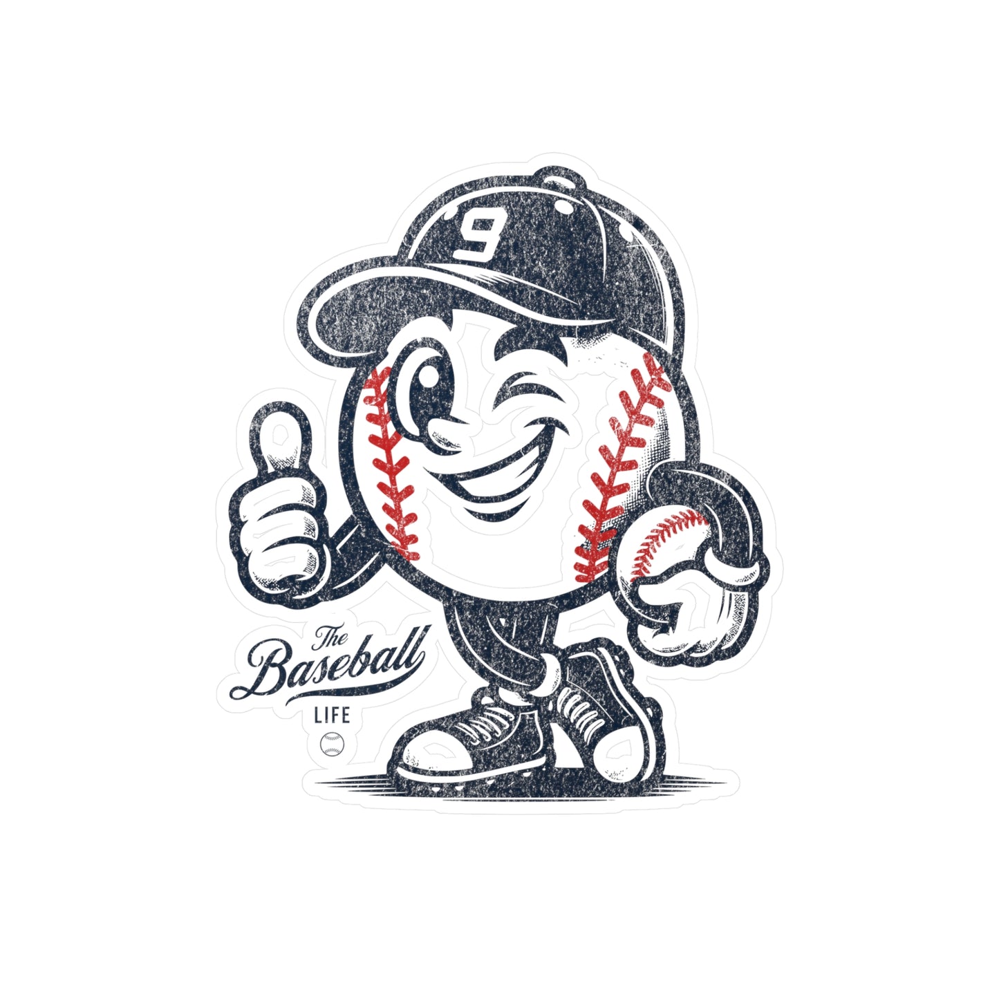 The Original Mr. Baseball Life_Kiss-Cut Vinyl Decal