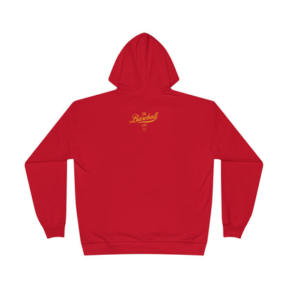 The Baseball Life Hoodie w/Grommets_Yellow Gold Print