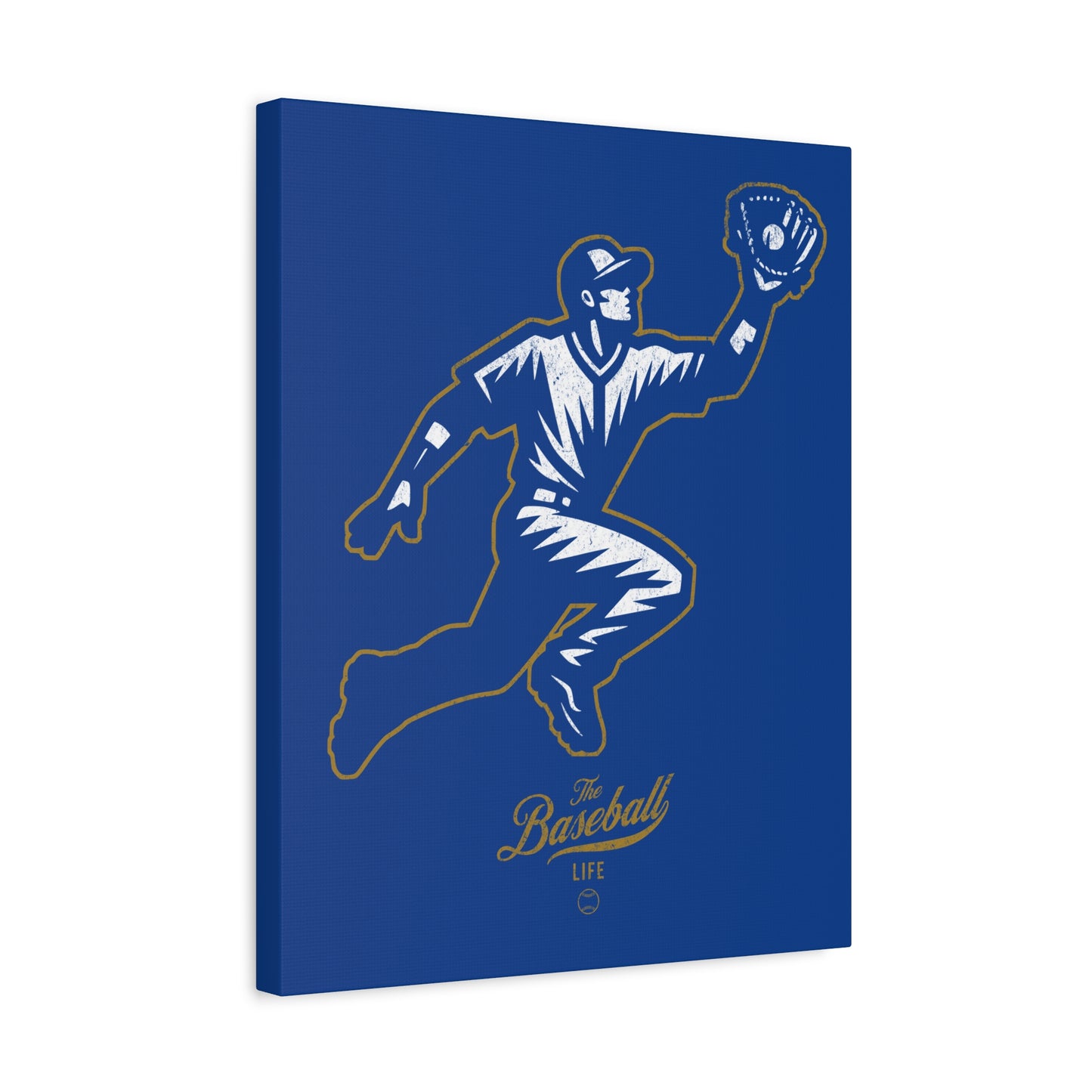 Player Icon Wall Art Canvas_Royal Blue