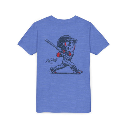 Youth Mr. Baseball Mascot Home Run T-Shirt