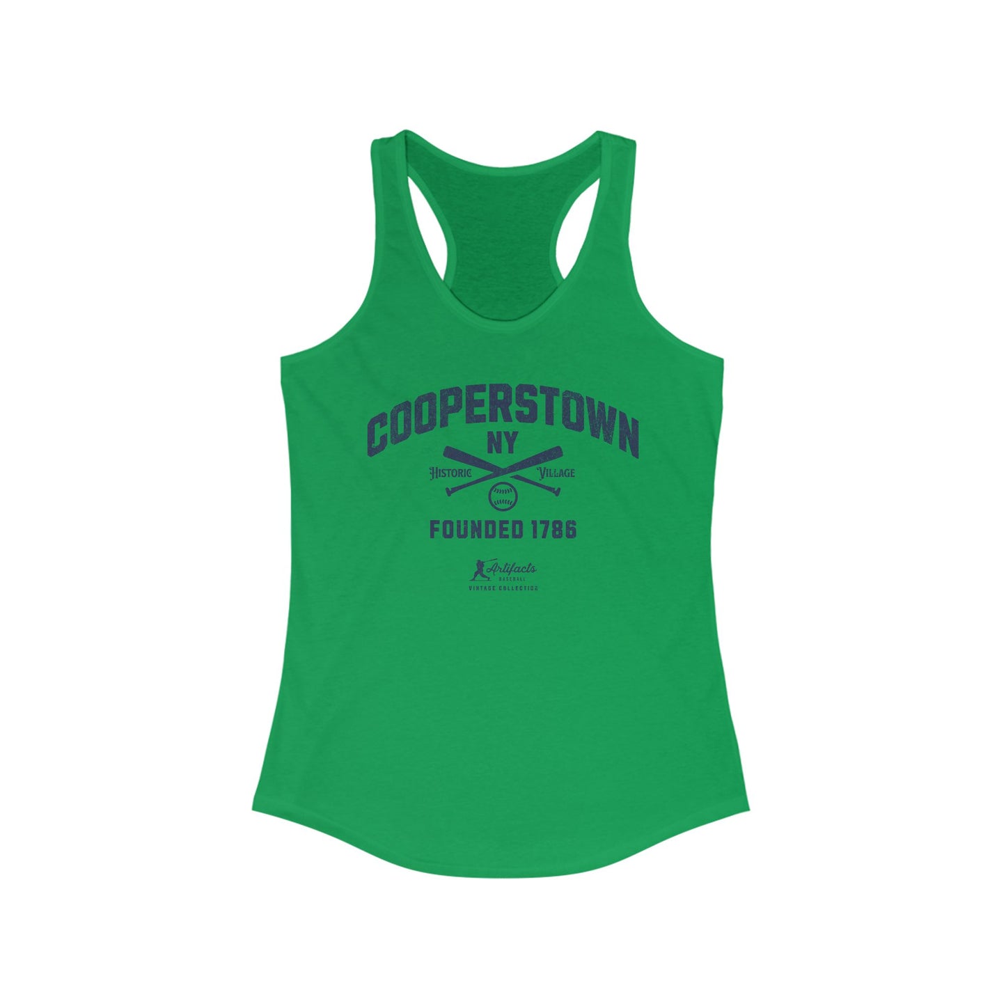 Cooperstown NY_Artifacts Baseball Collection Racerback Tank