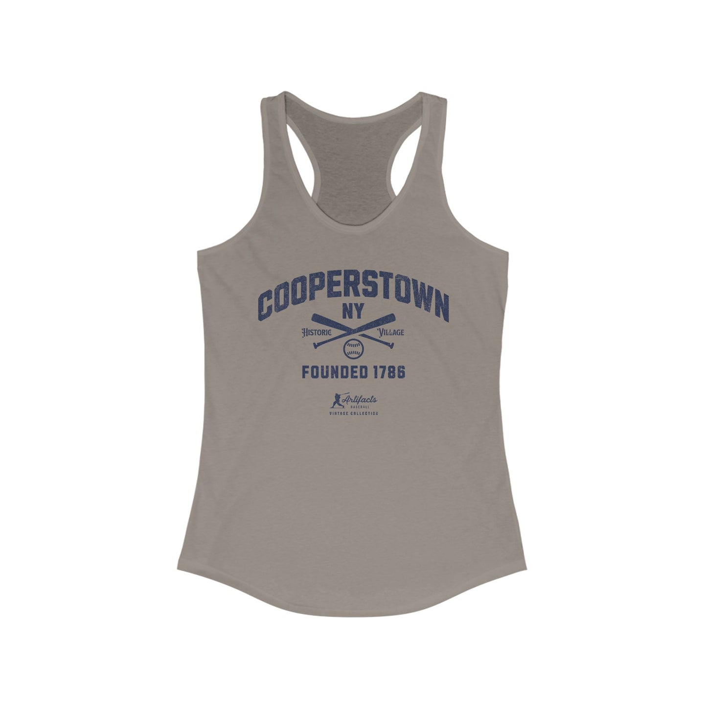 Cooperstown NY_Artifacts Baseball Collection Racerback Tank