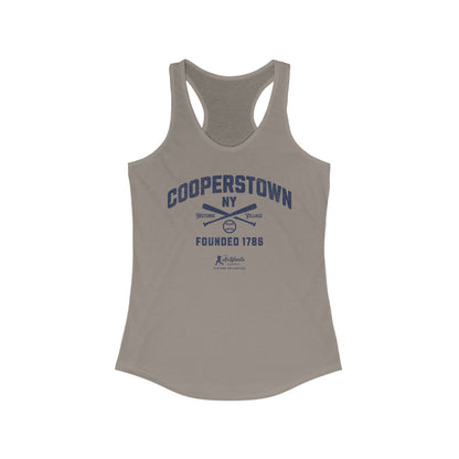 Cooperstown NY_Artifacts Baseball Collection Racerback Tank