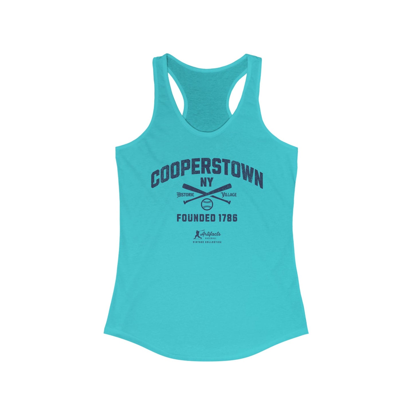 Cooperstown NY_Artifacts Baseball Collection Racerback Tank