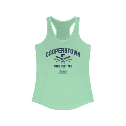 Cooperstown NY_Artifacts Baseball Collection Racerback Tank