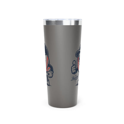 22oz Insulated Travel Tumbler_Mr. Baseball Mascot
