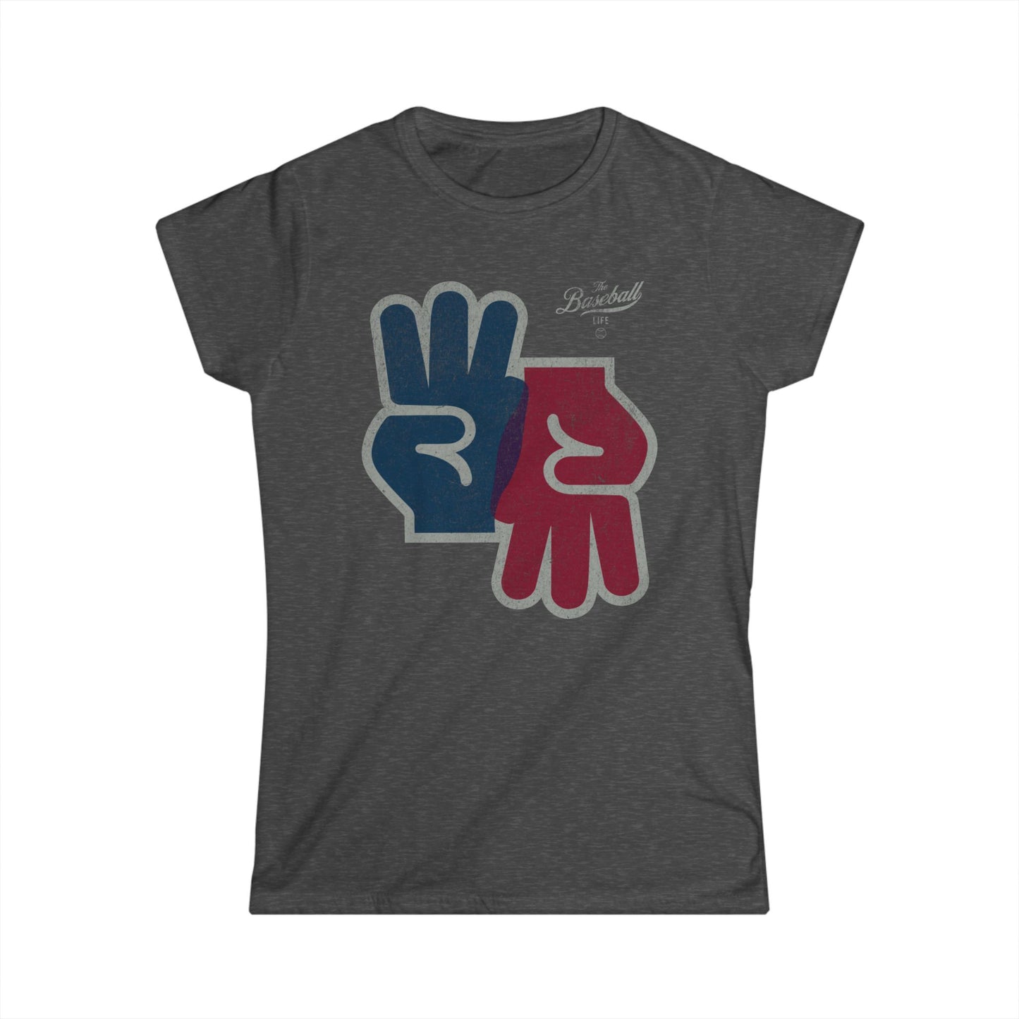 Women's 3-Up 3-Down Baseball T-Shirt