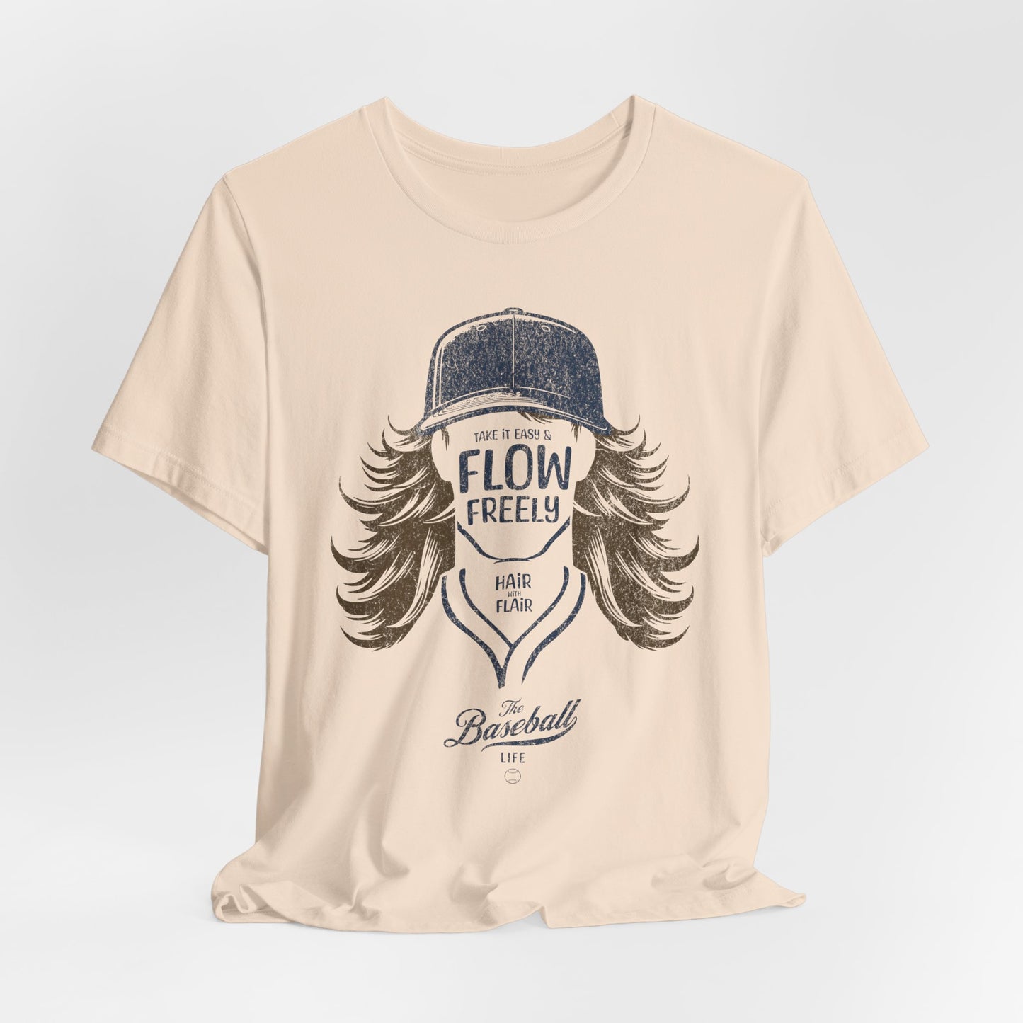 Flow Freely Baseball Hair T-Shirt