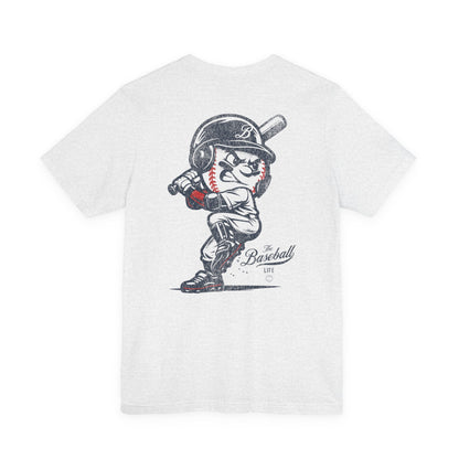 Mr. Baseball Mascot Batting T-Shirt