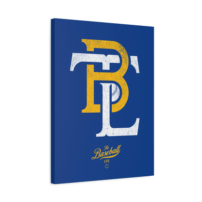 TBL Insignia Wall Art Canvas_Royal Blue