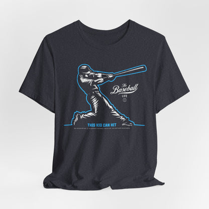 This Kid Can Hit Reversed Baseball T-Shirt