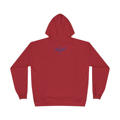 The Baseball Life Hoodie w/Grommets_Royal Blue Print