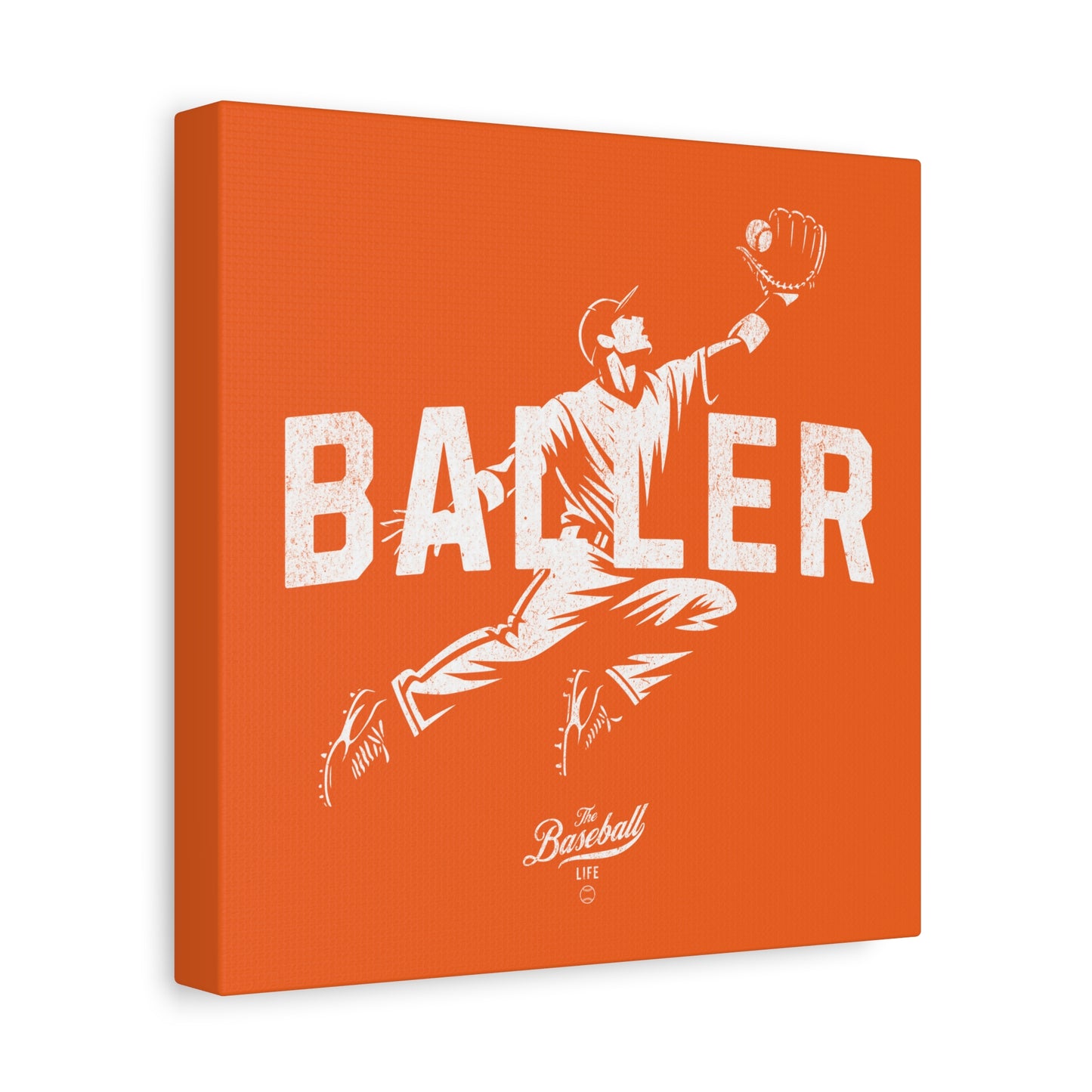 Baller Wall Art Canvas_Orange