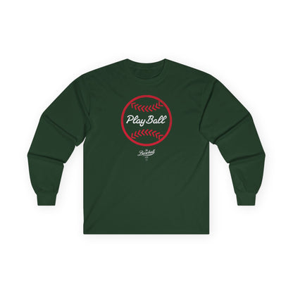 Play Ball Graphic Baseball Long-Sleeve T-Shirt