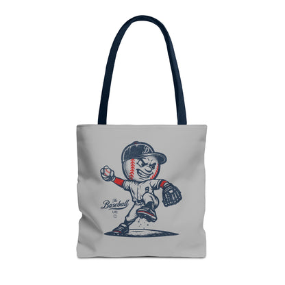 Mr. Baseball Mascot Pitching Tote