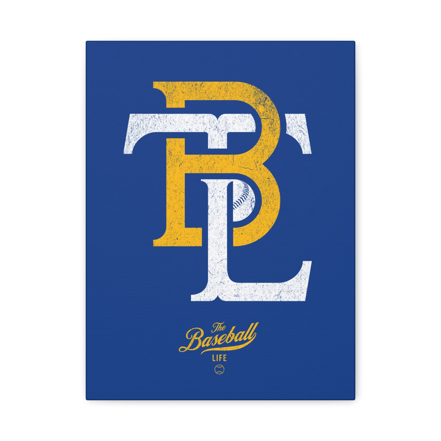 TBL Insignia Wall Art Canvas_Royal Blue