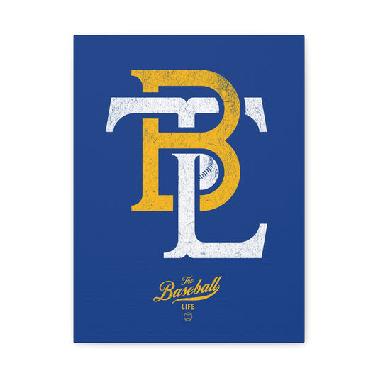 TBL Insignia Wall Art Canvas_Royal Blue