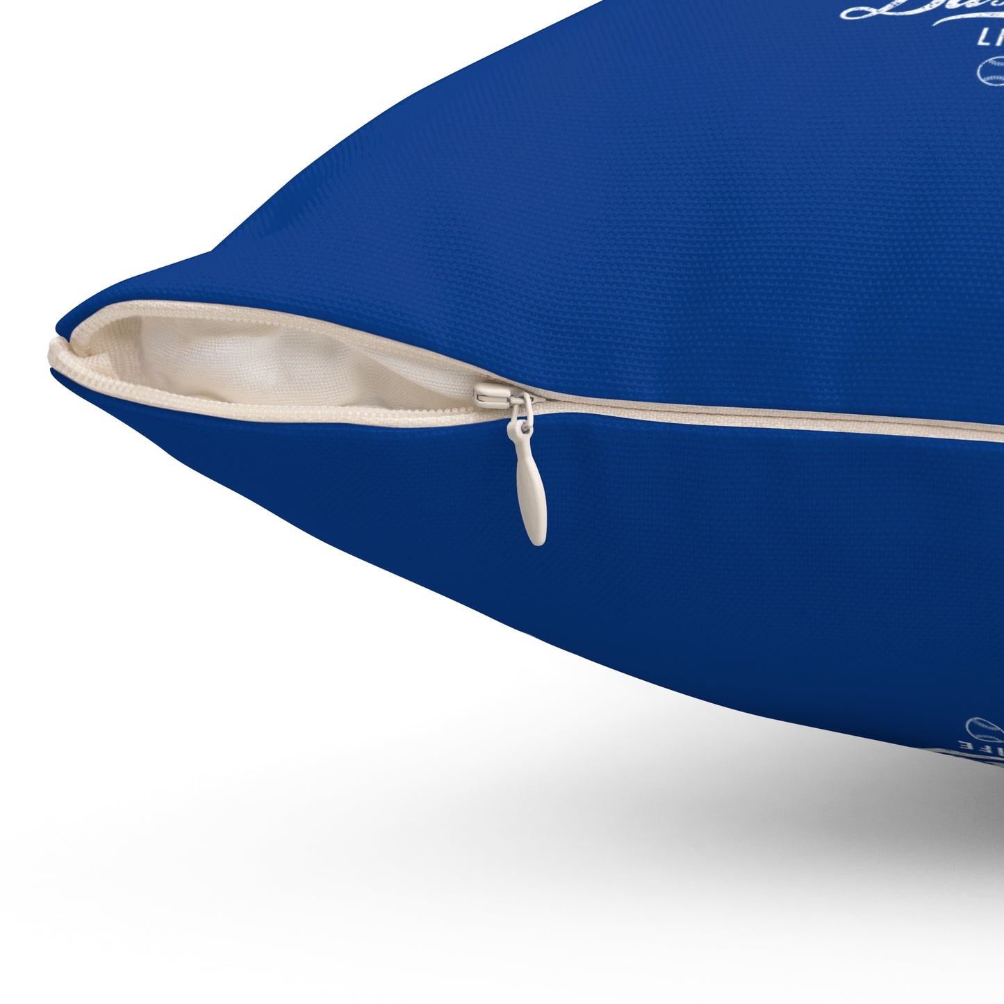 Accent Pillow_Play Ball Graphic Baseball_Royal Blue