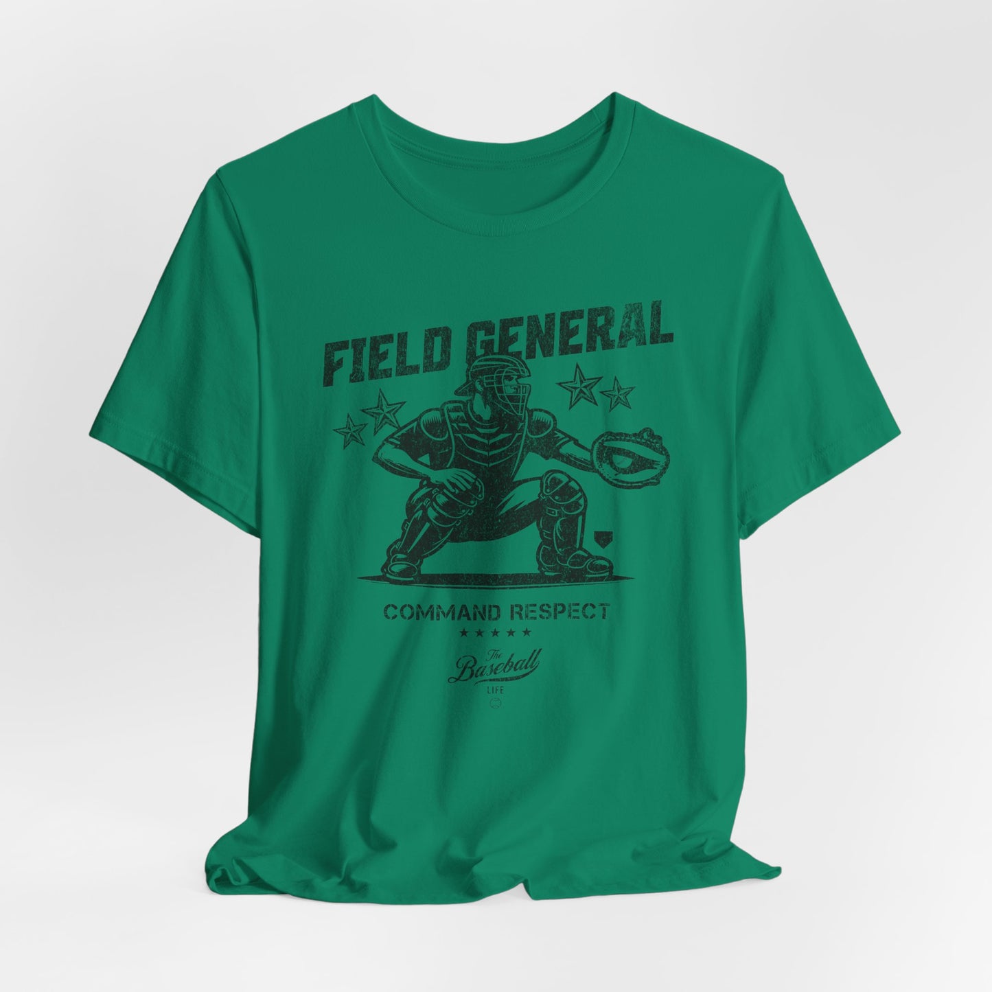 Field General Catcher Baseball T-Shirt