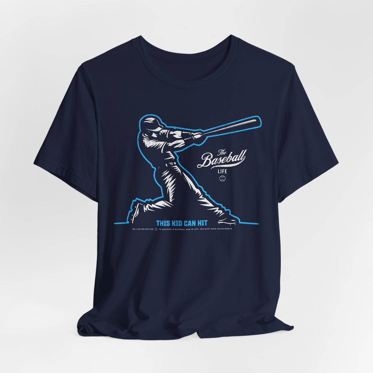 This Kid Can Hit Reversed Baseball T-Shirt