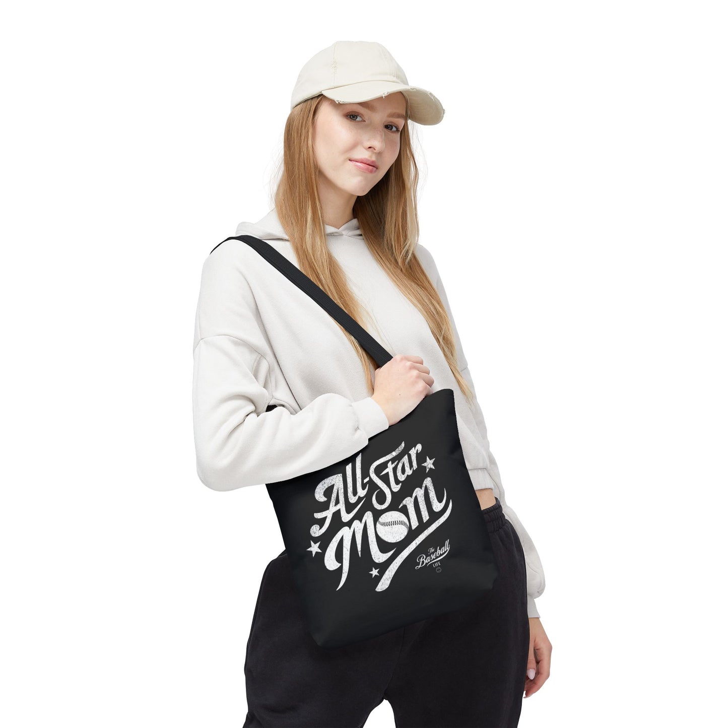 All-Star Mom Tote Bag_Black