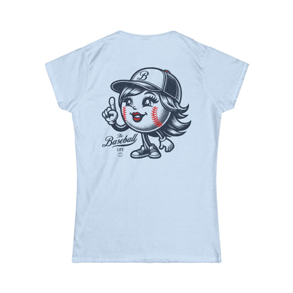 Miss Baseball Mascot Women's T-Shirt