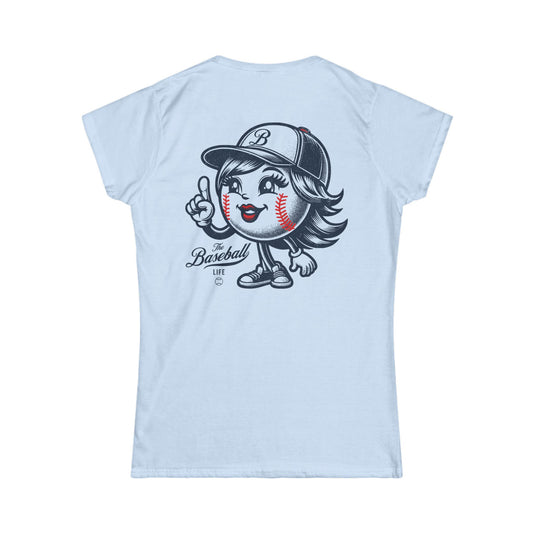 Miss Baseball Mascot Women's T-Shirt
