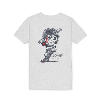 Youth Mr. Baseball Mascot Batting T-Shirt