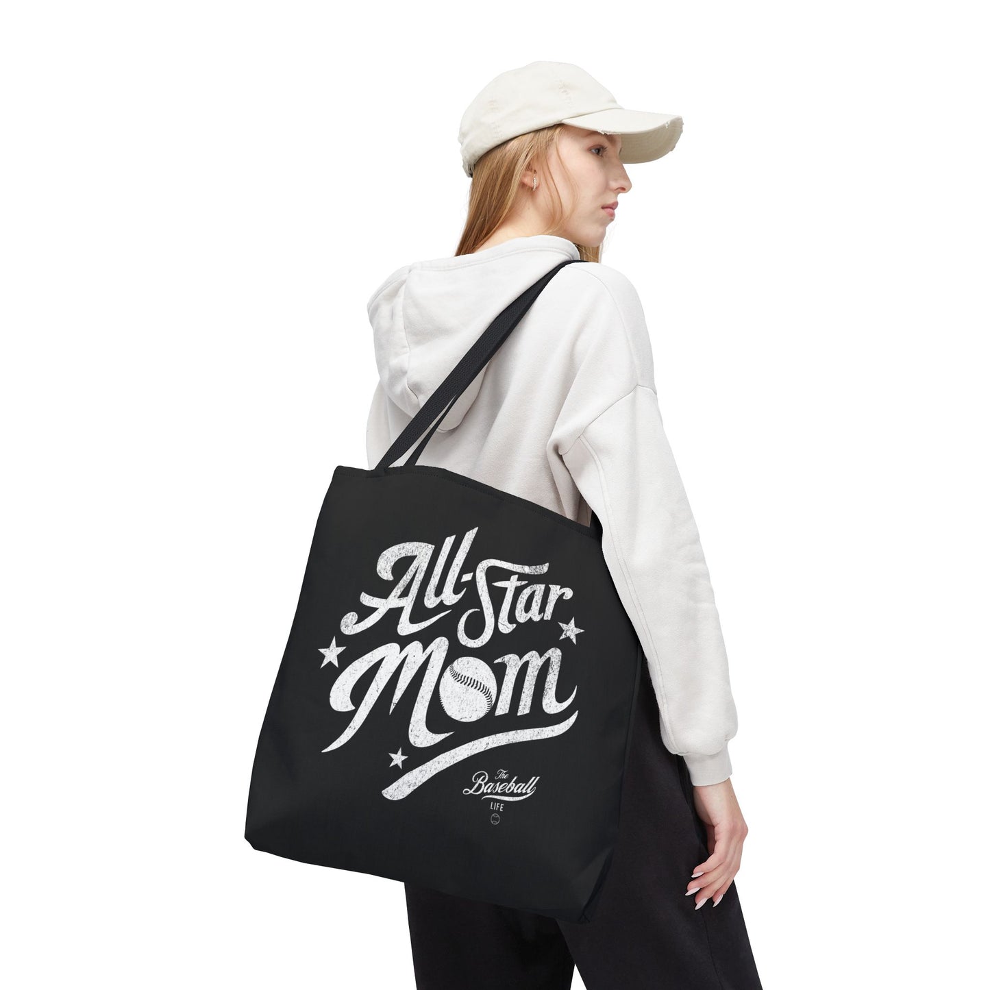 All-Star Mom Tote Bag_Black