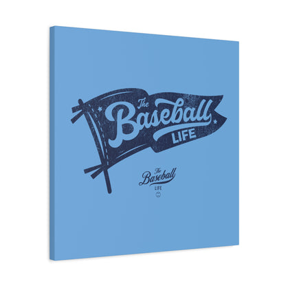 Classic Pennant_Navy Print Wall Art Canvas