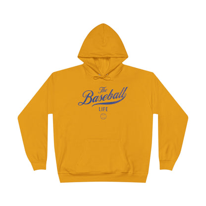 The Baseball Life Hoodie w/Grommets_Royal Blue Print
