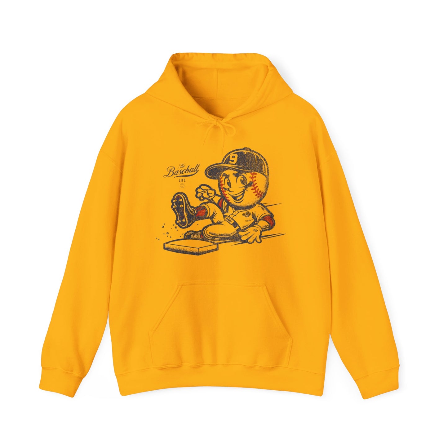 Mr. Baseball Mascot Sliding Hoodie
