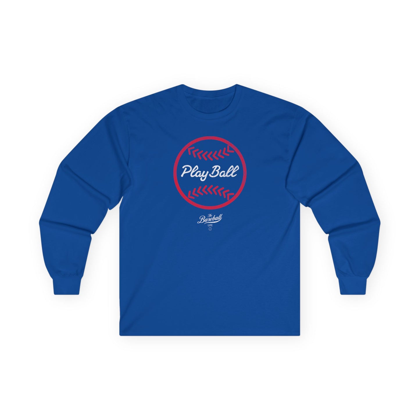 Play Ball Graphic Baseball Long-Sleeve T-Shirt