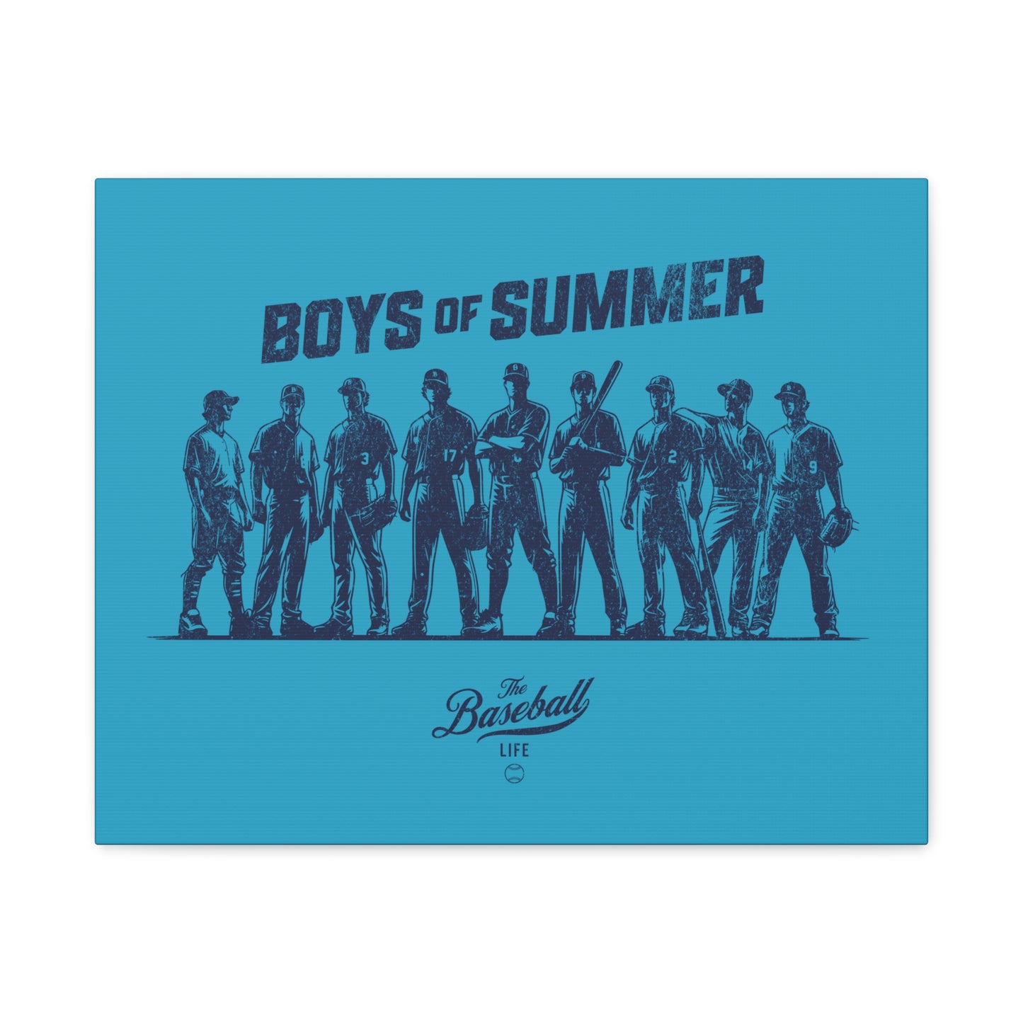 Boys of Summer Wall Art Canvas_Aqua