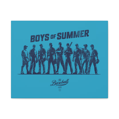 Boys of Summer Wall Art Canvas_Aqua