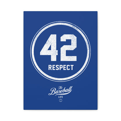 42 RESPECT_Jackie Robinson Tribute Wall Art Canvas