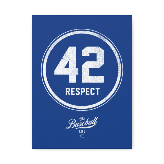 42 RESPECT_Jackie Robinson Tribute Wall Art Canvas
